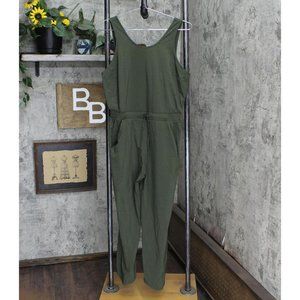 All in Motion Women's Stretch Woven Jumpsuit - Olive Green S 77283334 Green S